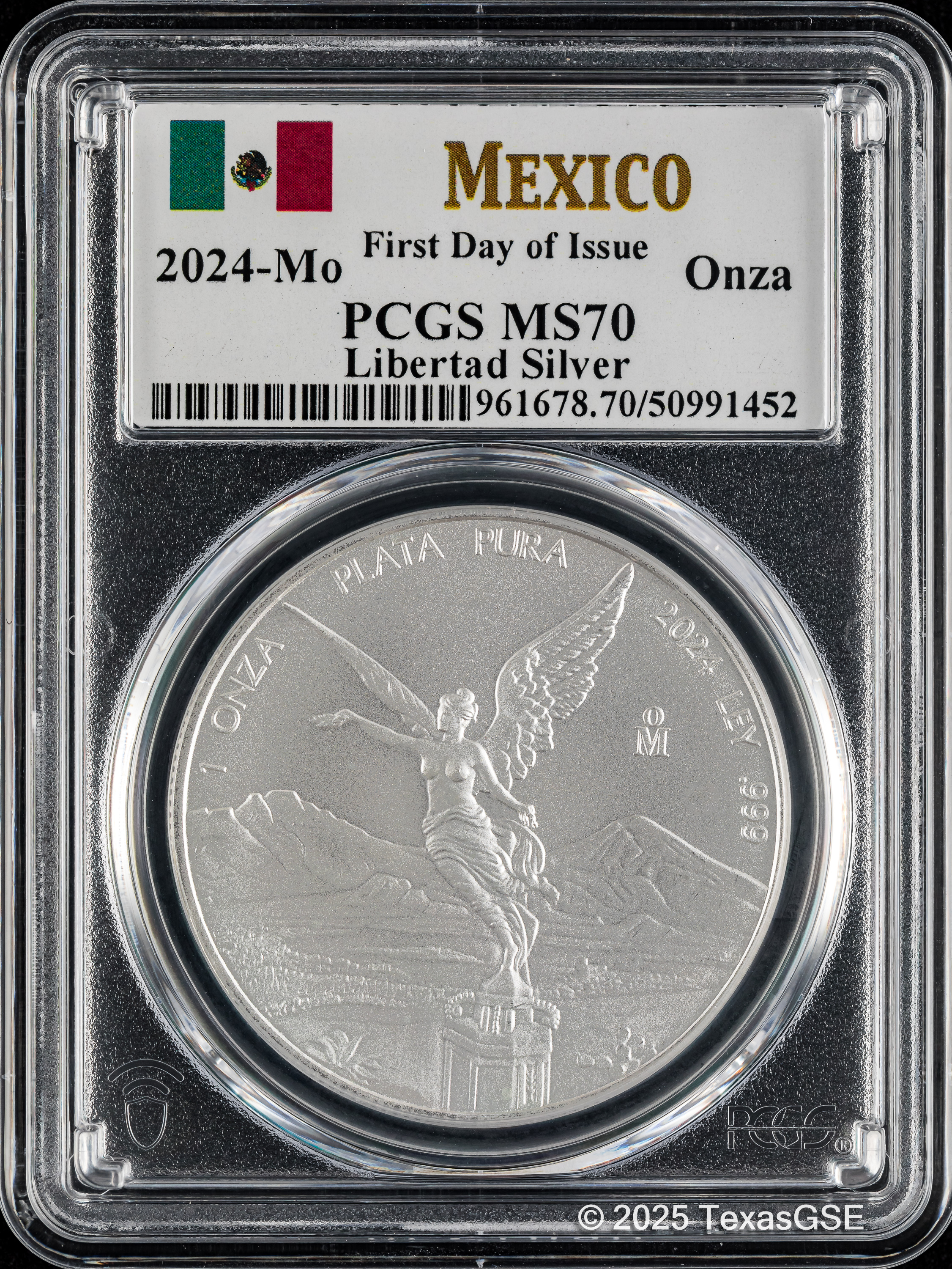 2024 Mexico Onza Silver Libertad .999 Silver 1oz PCGS MS70 FDI | eBay